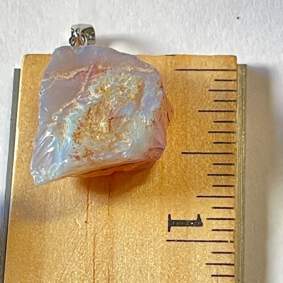Natural Raw Opal Pendant Original Mine Opal Pendant Crystal Gemstone - Picture 8 of 8